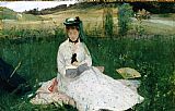 Berthe Morisot Reading painting